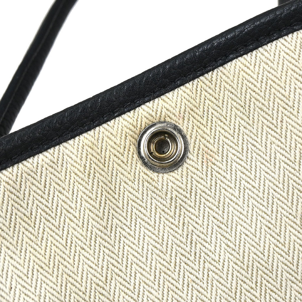 Hermes Black Negonda Garden Party 30 TPM Tote Bag