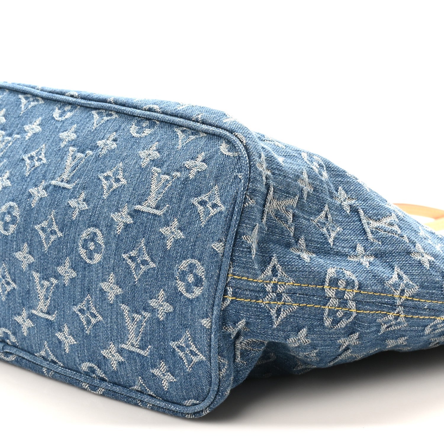 Louis Vuitton Monogram Denim Neo Neverfull MM Blue