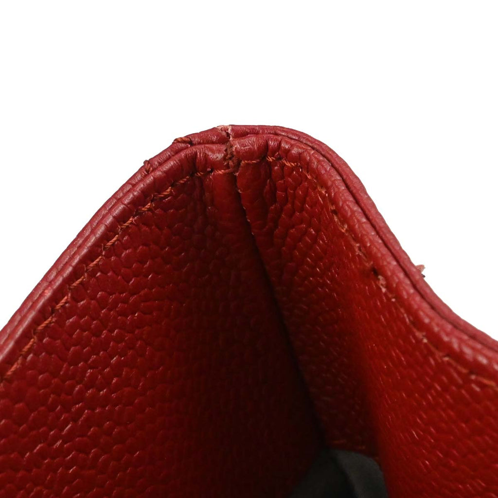 Chanel 2012-2013 Red Caviar Skin Grand Shopping Tote GST Chain Handbag