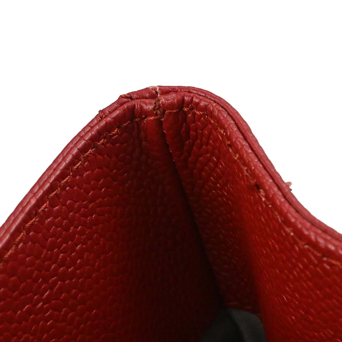 Chanel 2012-2013 Red Caviar Skin Grand Shopping Tote GST Chain Handbag