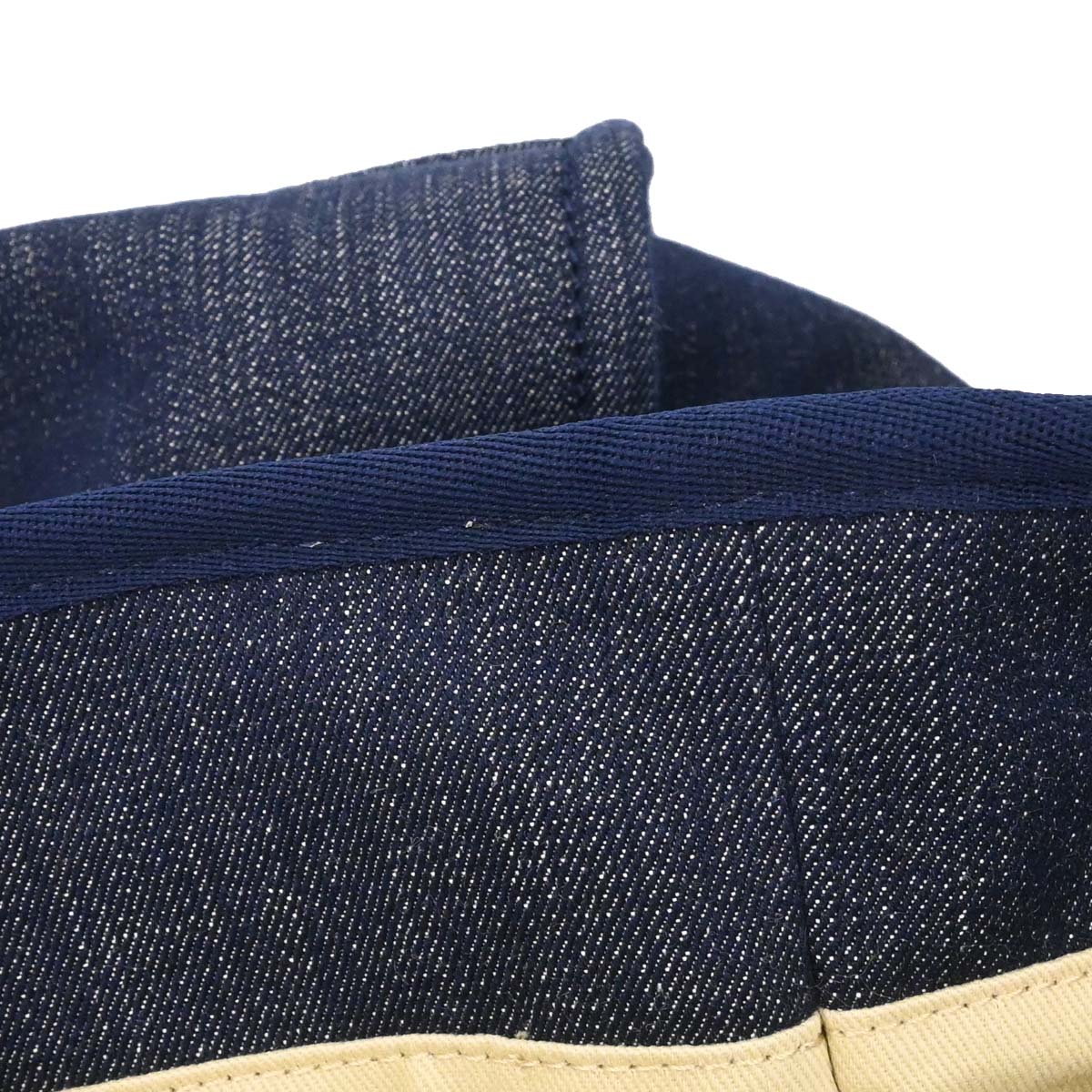 Chanel 2012-2013 Navy Denim Deauville 2way Shoulder Tote Handbag