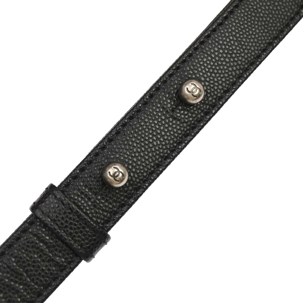 Boy Chanel 2019 Black Caviar Skin Medium Chain Shoulder Bag