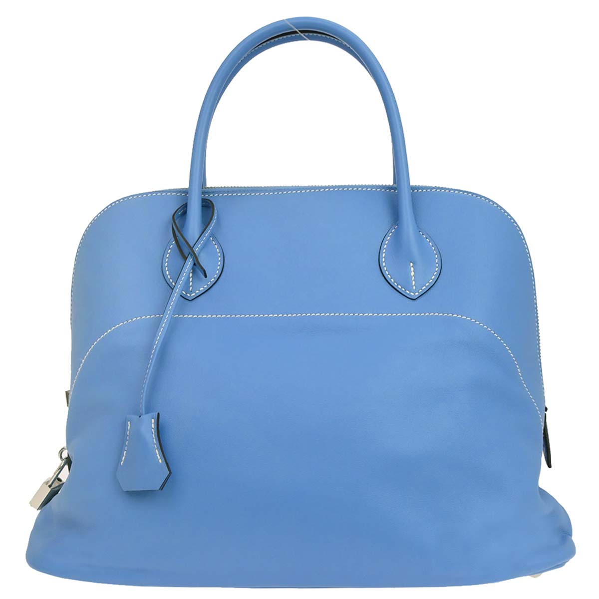 Hermes Blue Paradise Veau Sikkim Bolide Relax 35 Handbag