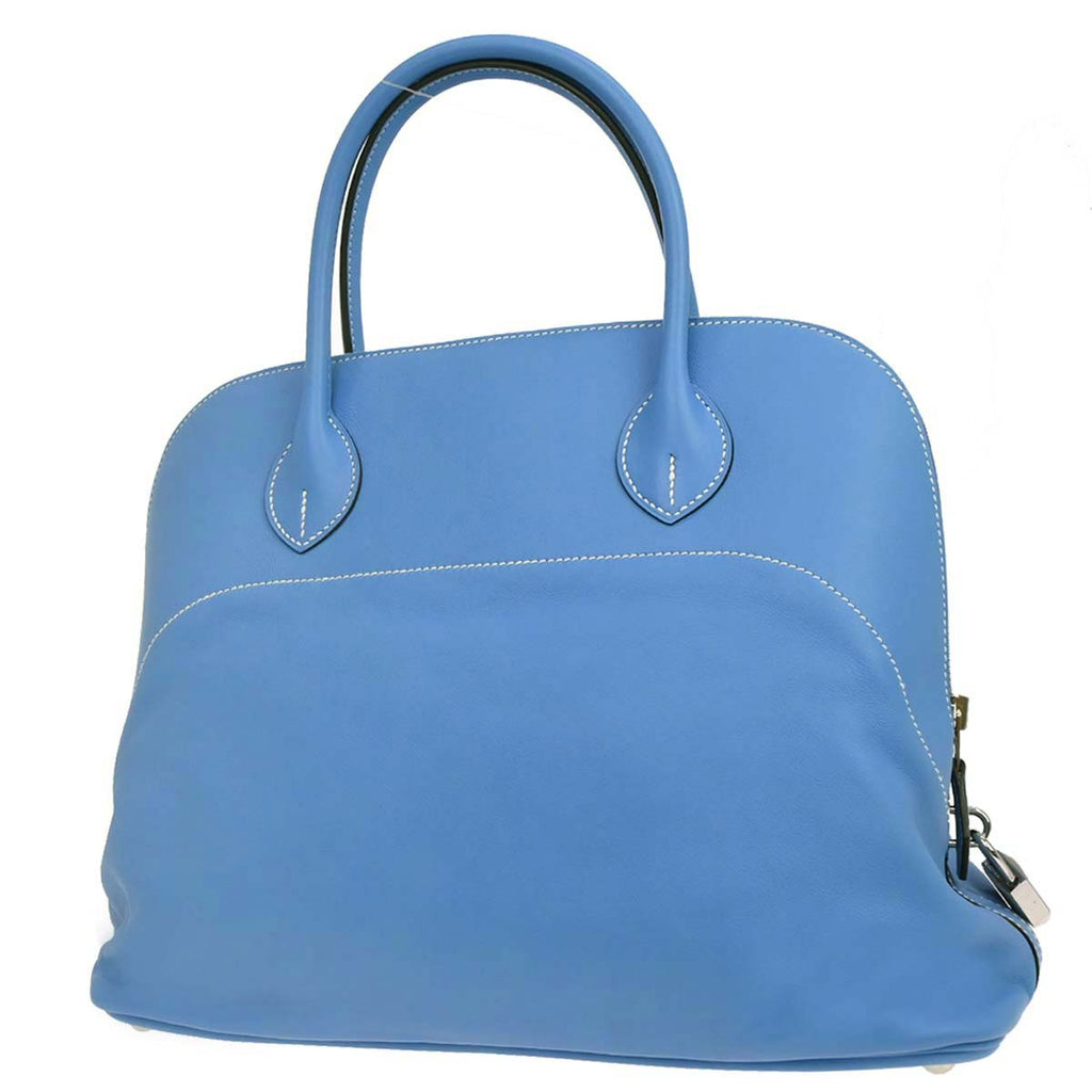 Hermes Blue Paradise Veau Sikkim Bolide Relax 35 Handbag