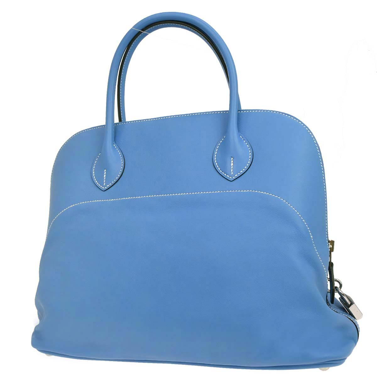 Hermes Blue Paradise Veau Sikkim Bolide Relax 35 Handbag