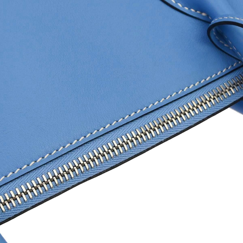 Hermes Blue Paradise Veau Sikkim Bolide Relax 35 Handbag