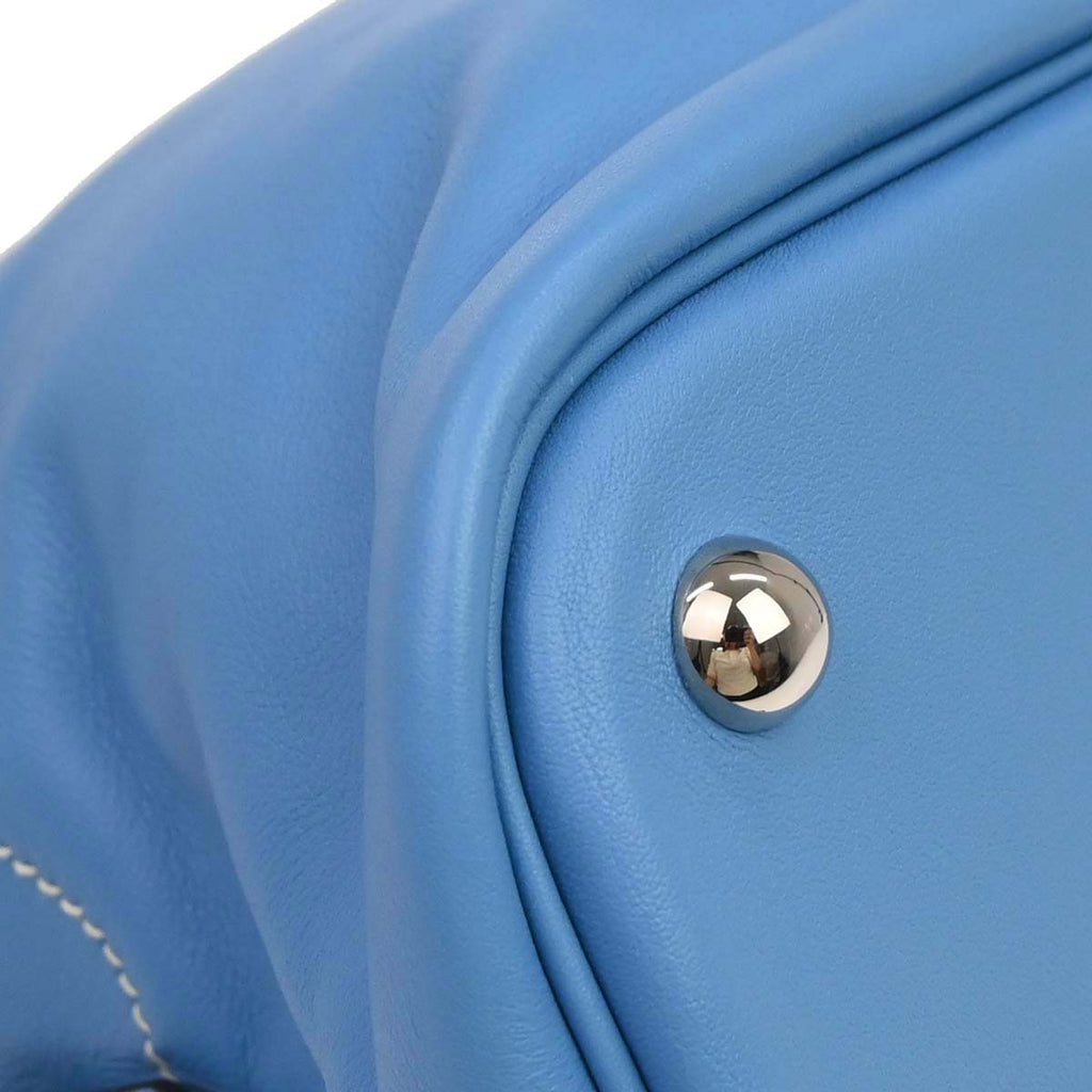 Hermes Blue Paradise Veau Sikkim Bolide Relax 35 Handbag