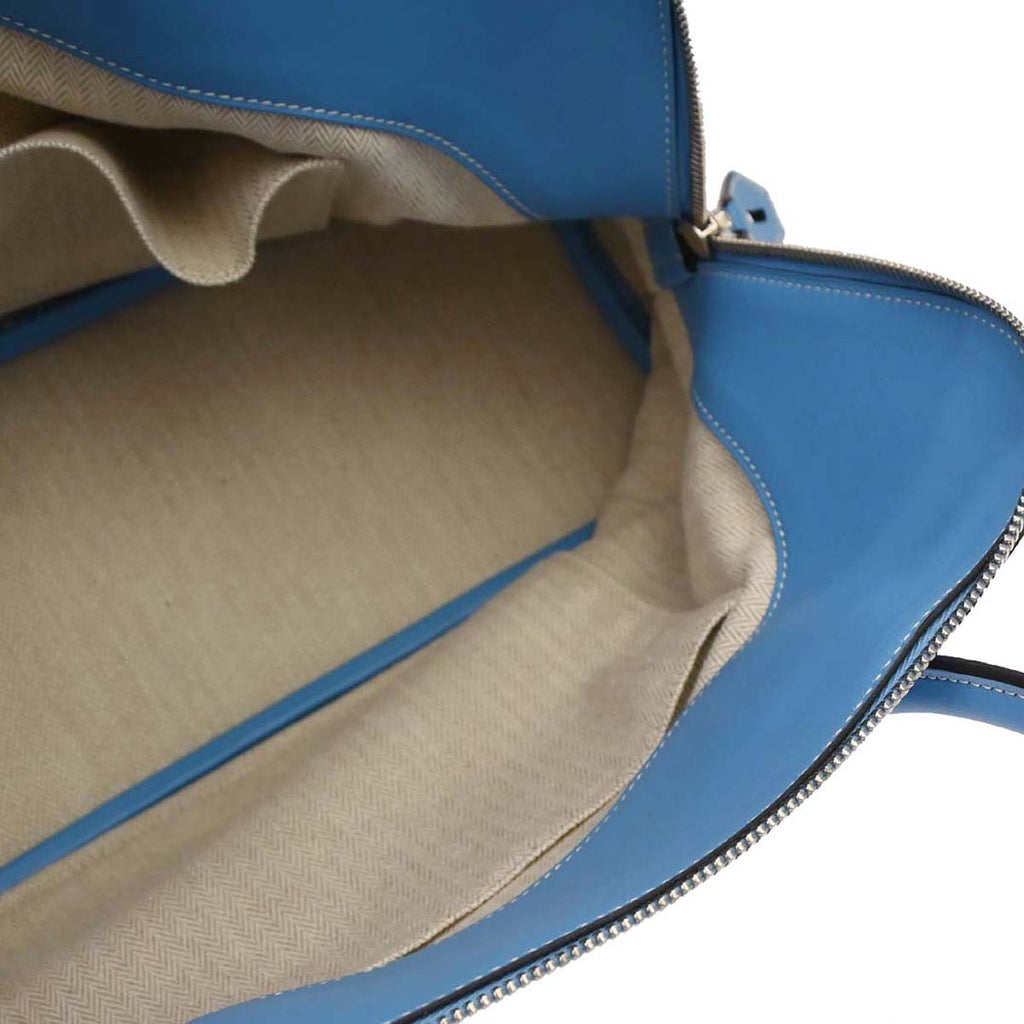 Hermes Blue Paradise Veau Sikkim Bolide Relax 35 Handbag