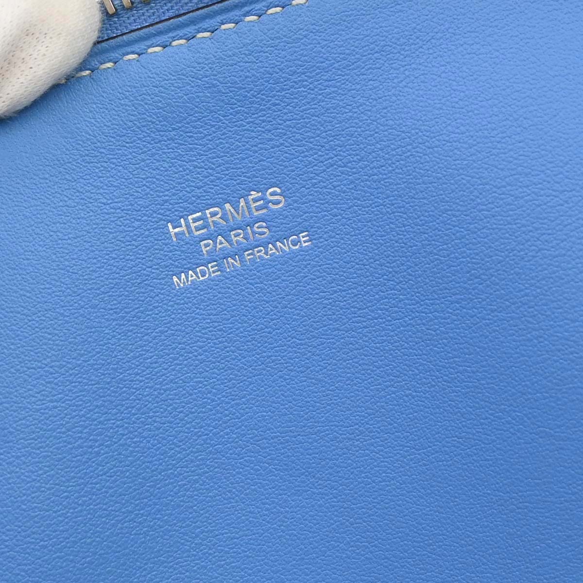 Hermes Blue Paradise Veau Sikkim Bolide Relax 35 Handbag