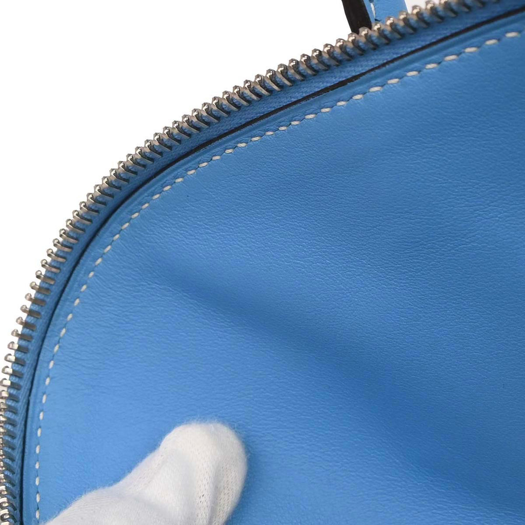 Hermes Blue Paradise Veau Sikkim Bolide Relax 35 Handbag