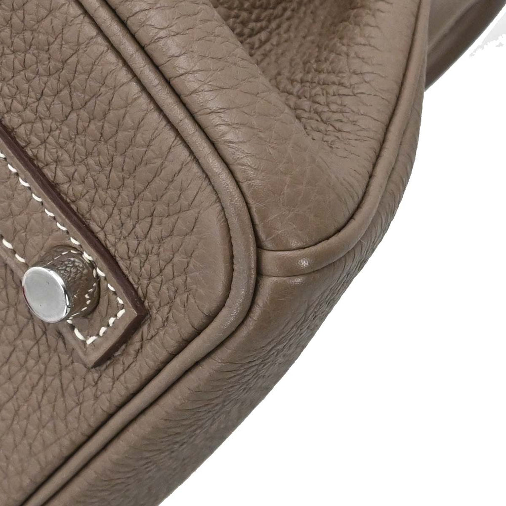 Hermes Etoupe Gray Togo Birkin 30 Handbag