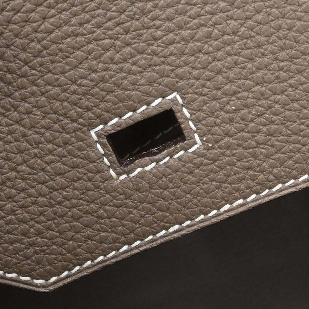 Hermes Etoupe Gray Togo Birkin 30 Handbag