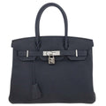 Hermes Blue Nuit Togo Birkin 30 Handbag