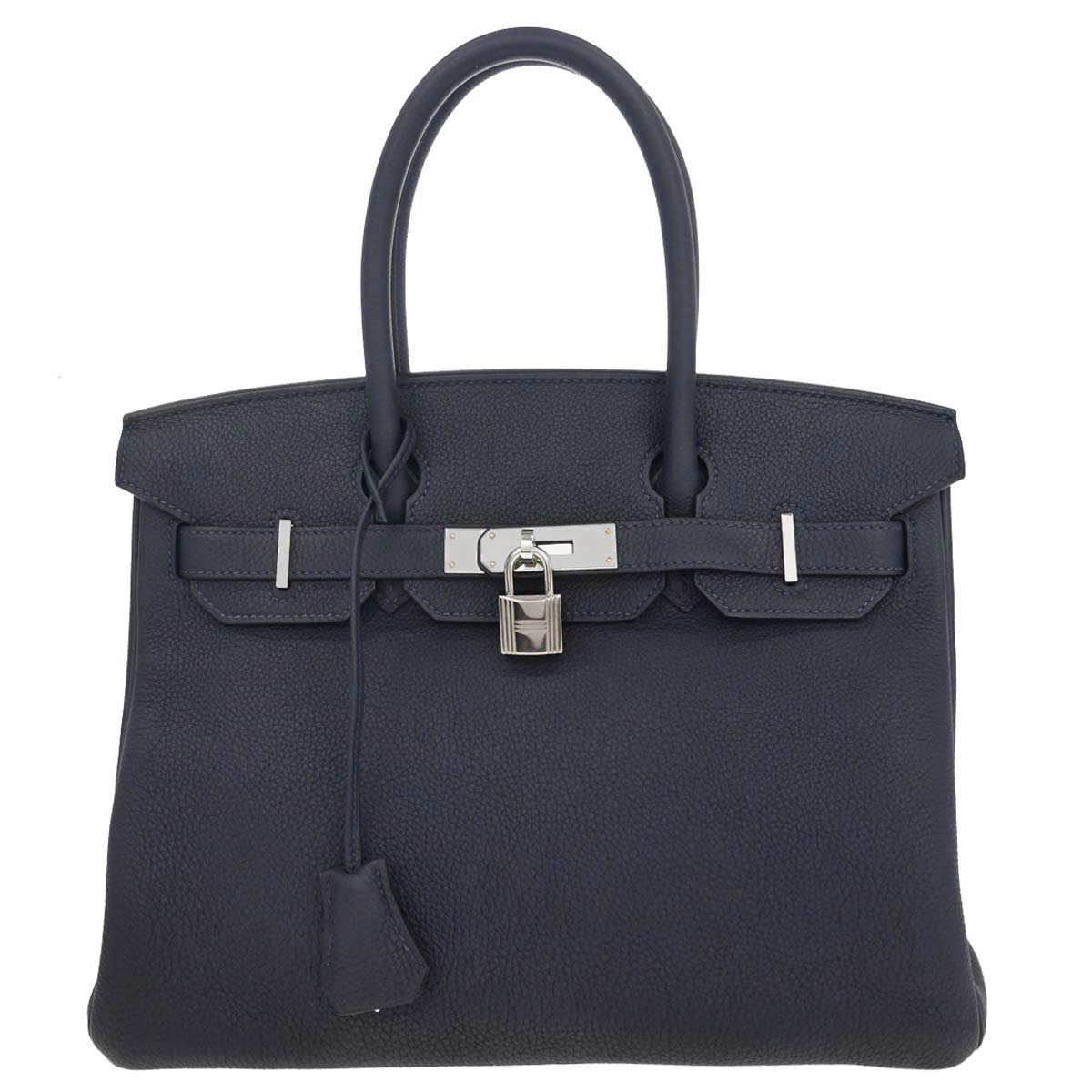 Hermes Blue Nuit Togo Birkin 30 Handbag