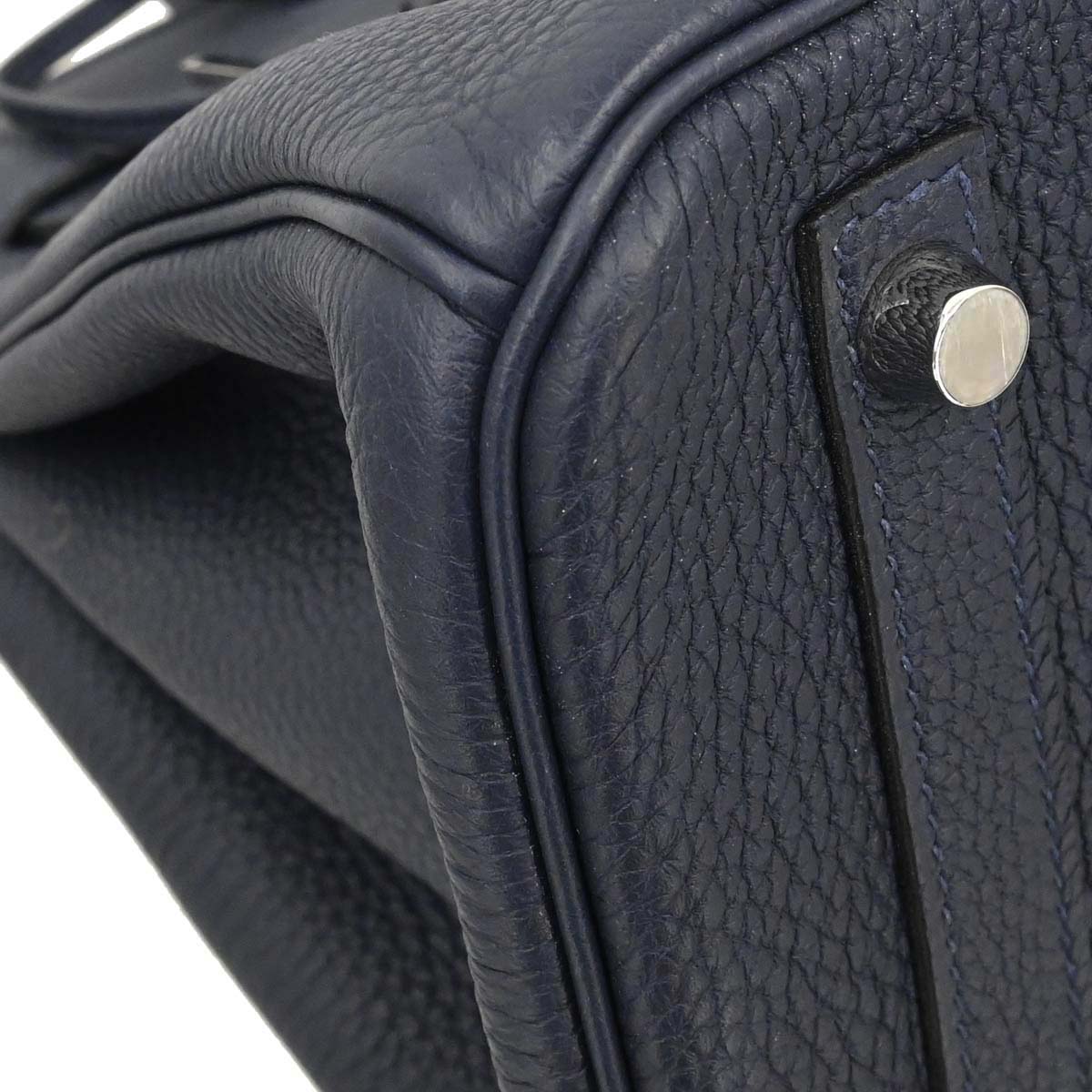 Hermes Blue Nuit Togo Birkin 30 Handbag