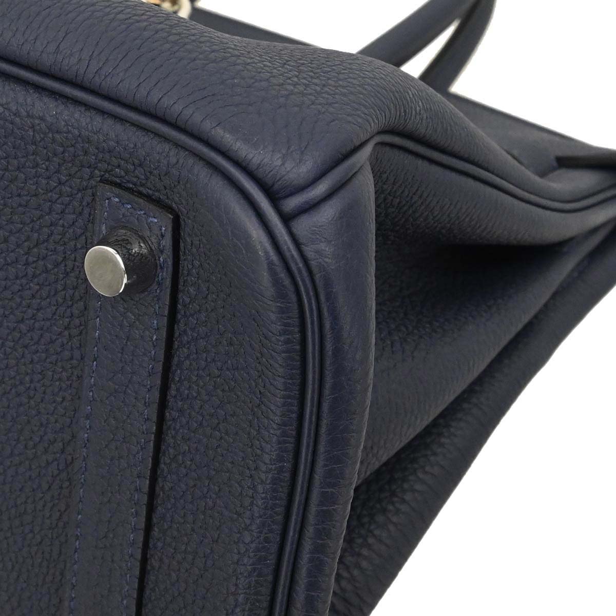 Hermes Blue Nuit Togo Birkin 30 Handbag
