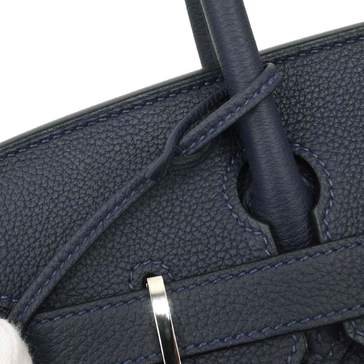 Hermes Blue Nuit Togo Birkin 30 Handbag
