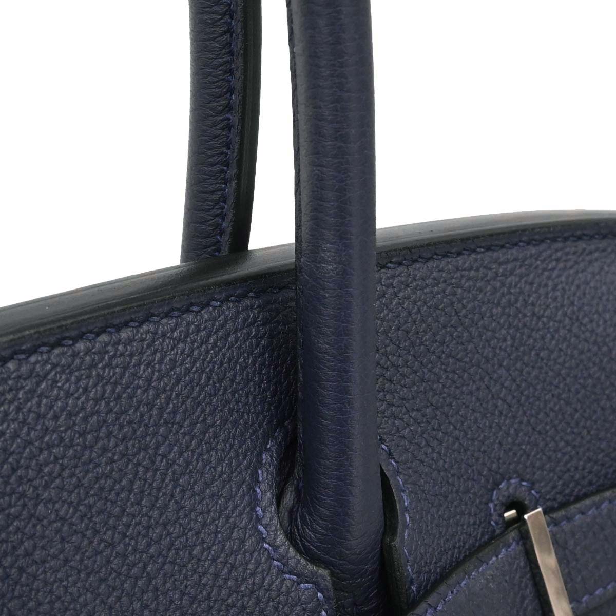 Hermes Blue Nuit Togo Birkin 30 Handbag