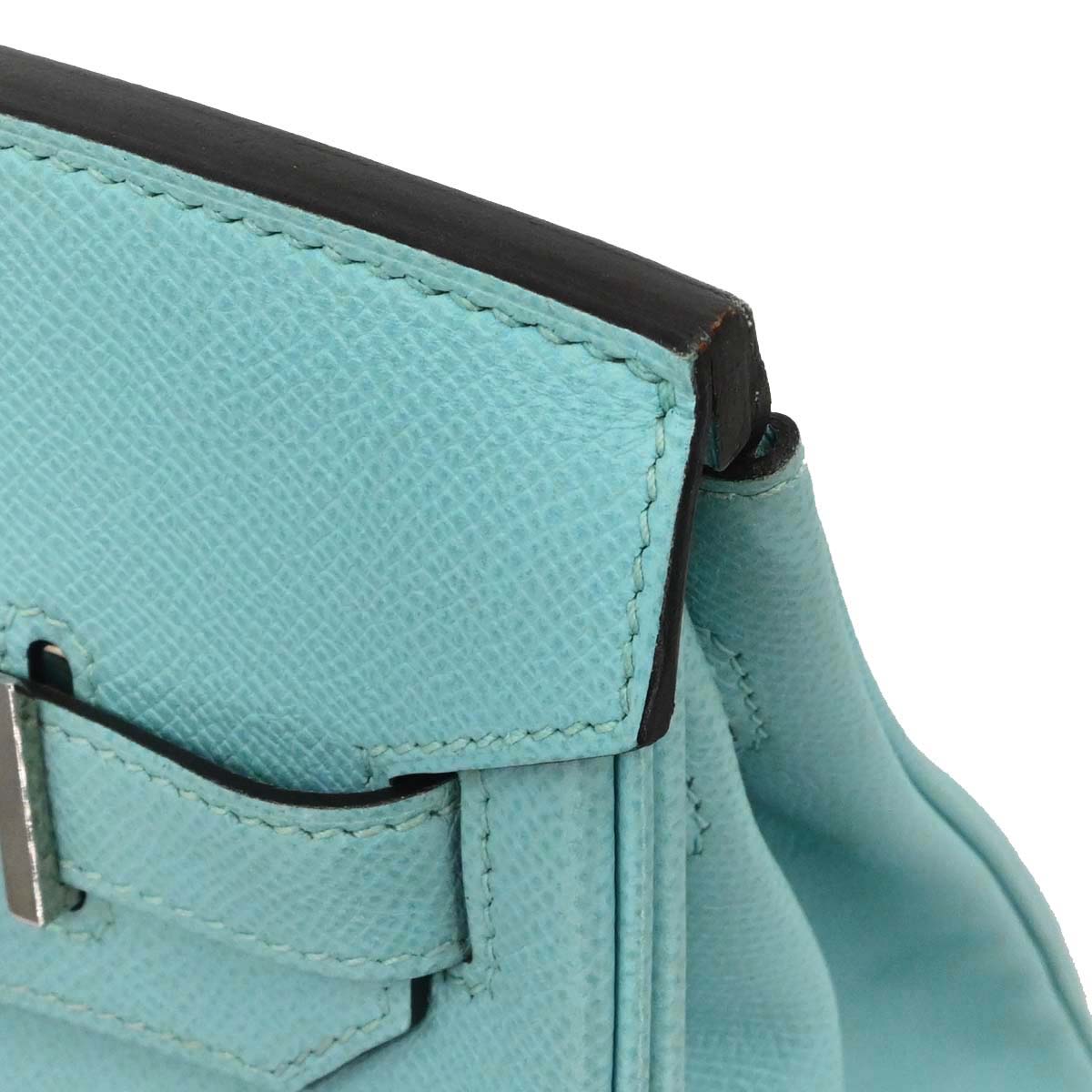 Hermes Blue Atoll Epsom Birkin 30 Handbag