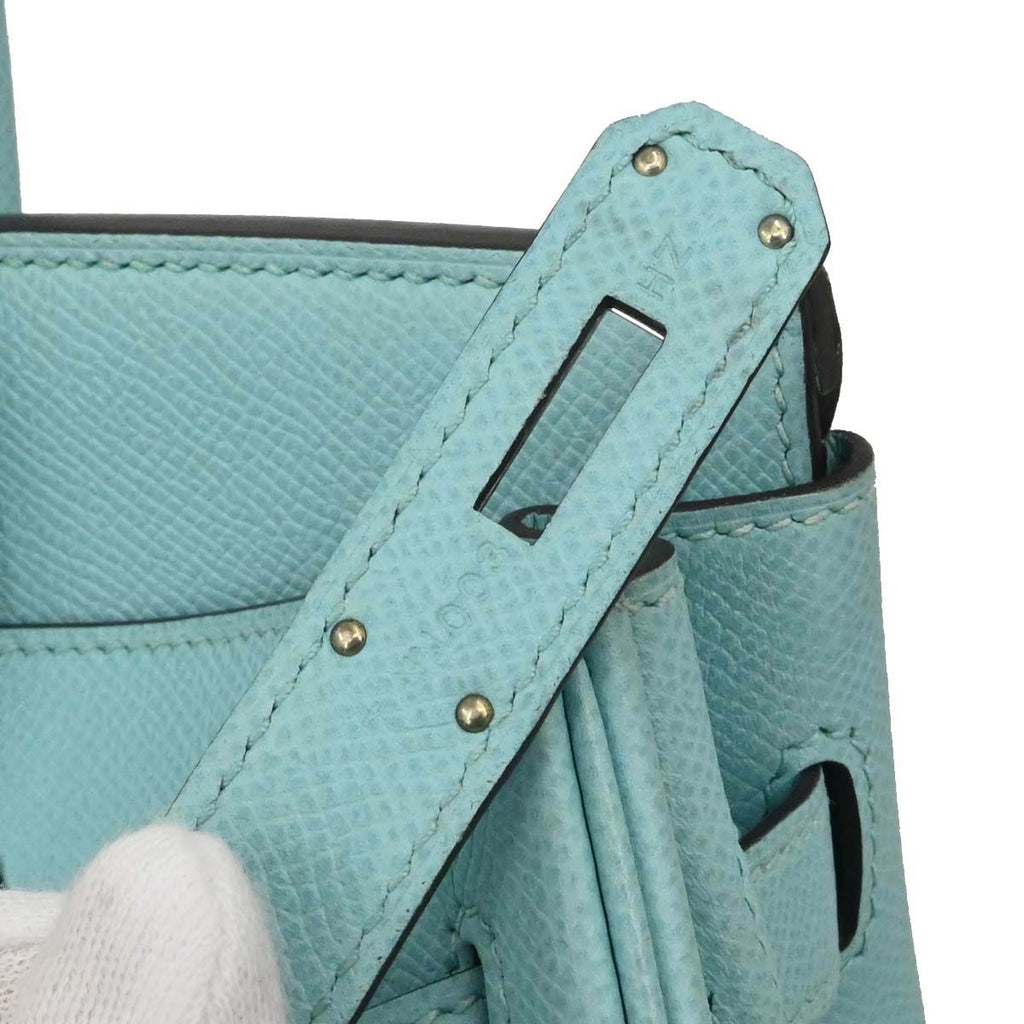 Hermes Blue Atoll Epsom Birkin 30 Handbag