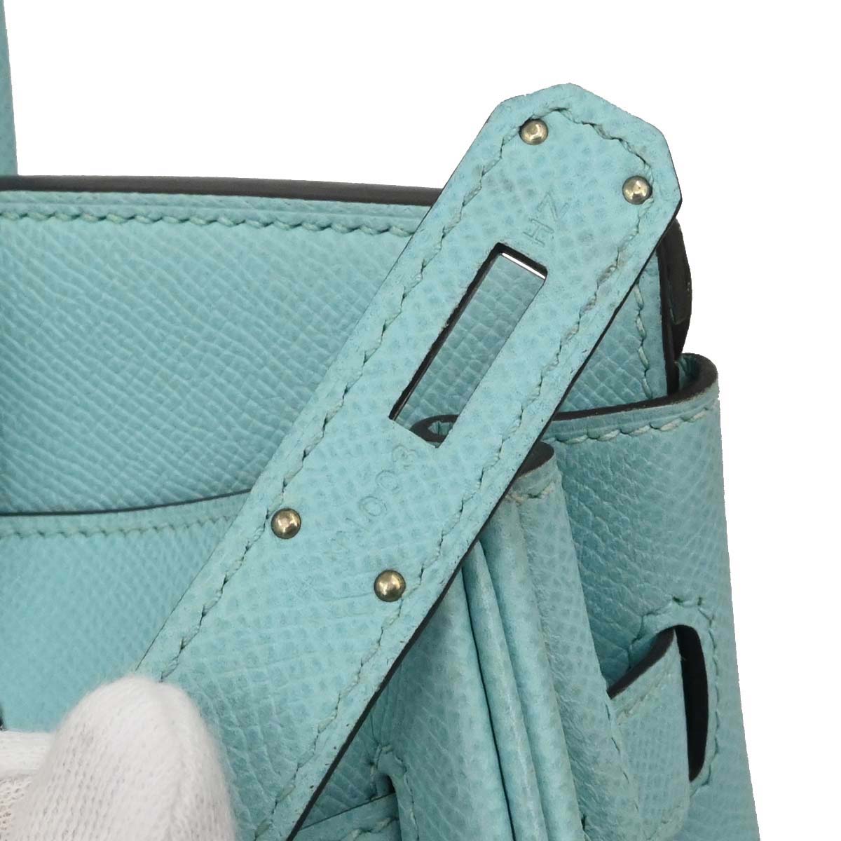 Hermes Blue Atoll Epsom Birkin 30 Handbag