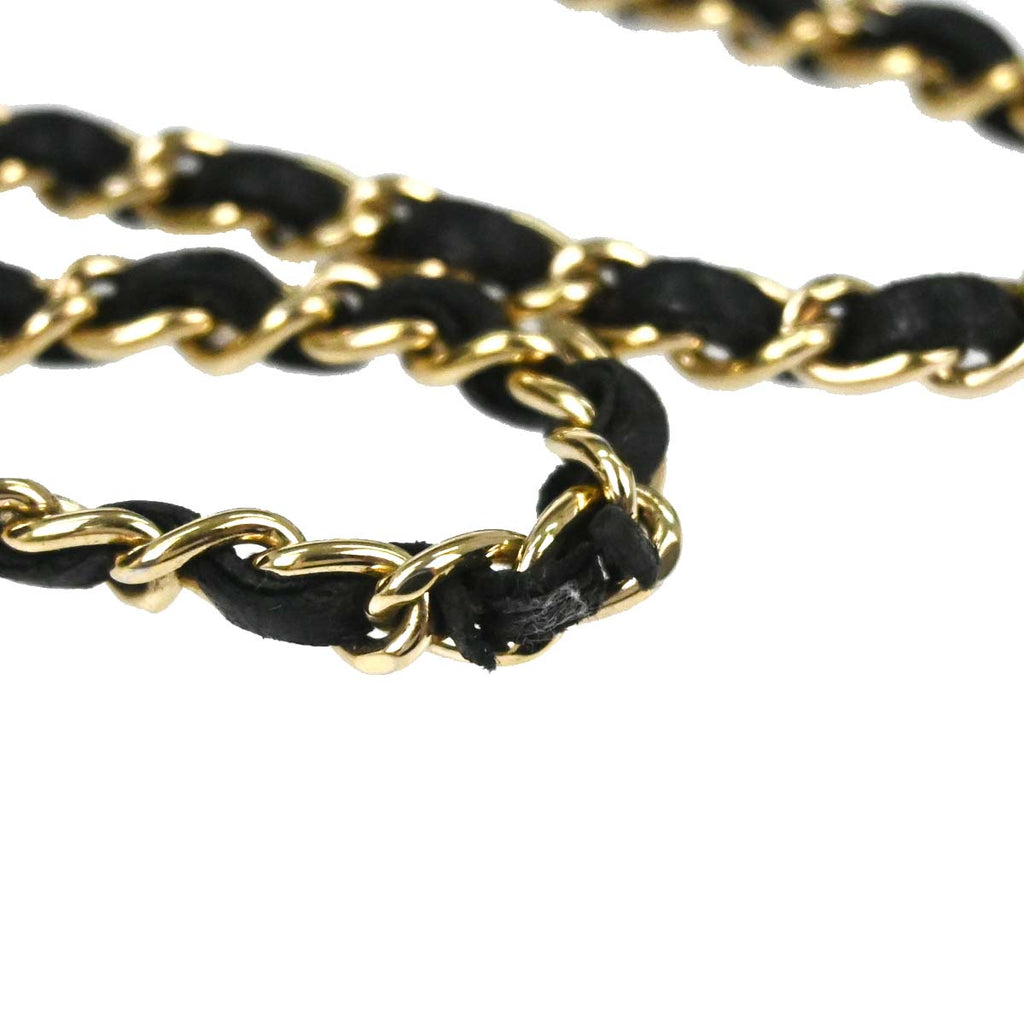 Chanel 2011 Black Lambskin Chain Shoulder Bag