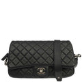Chanel 2016-2017 Black Calfskin Casual Rock Shoulder Bag