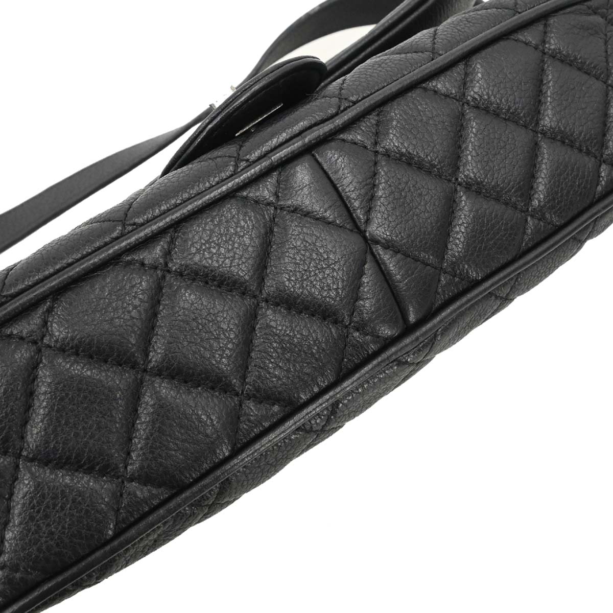 Chanel 2016-2017 Black Calfskin Casual Rock Shoulder Bag