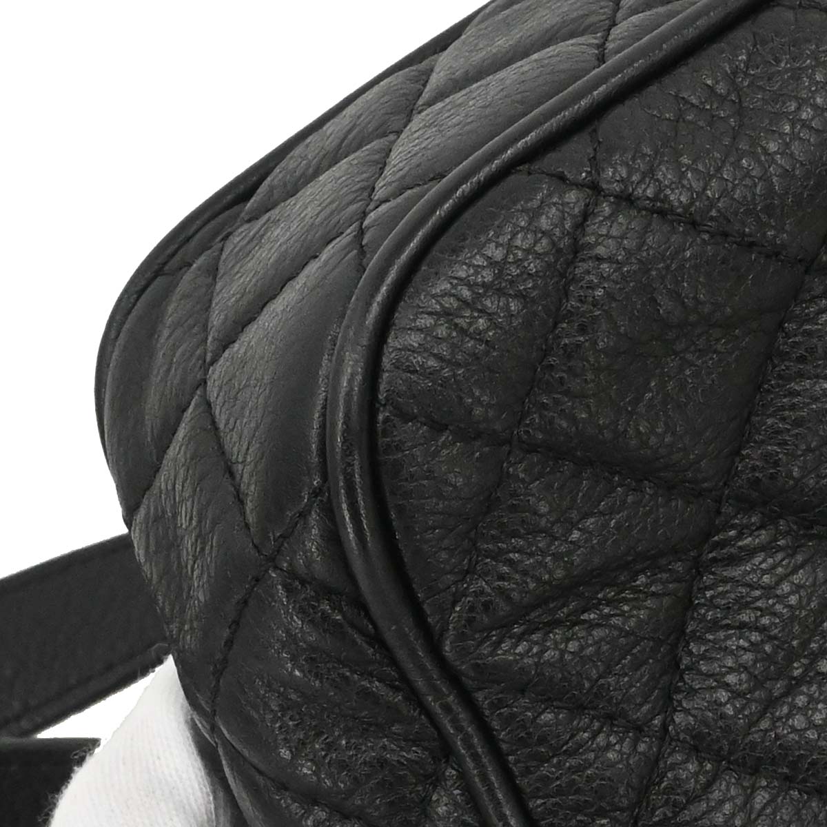 Chanel 2016-2017 Black Calfskin Casual Rock Shoulder Bag