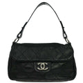 Chanel 2010-2011 Black Calfskin On The Road Handbag