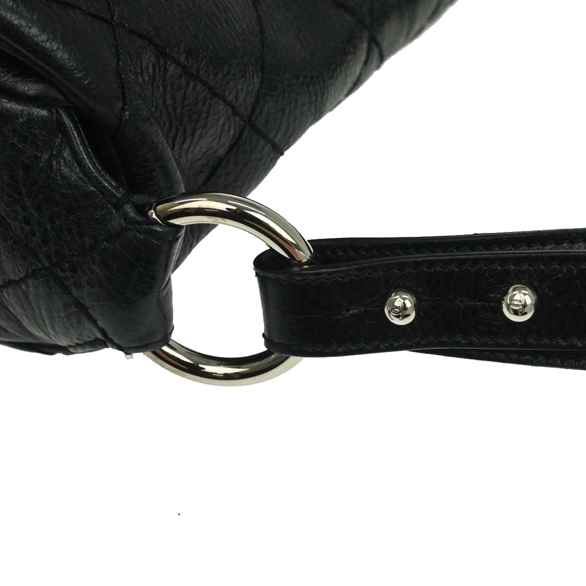 Chanel 2010-2011 Black Calfskin On The Road Handbag