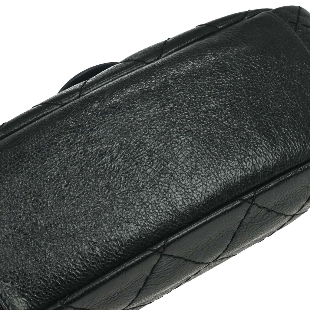 Chanel 2010-2011 Black Calfskin On The Road Handbag