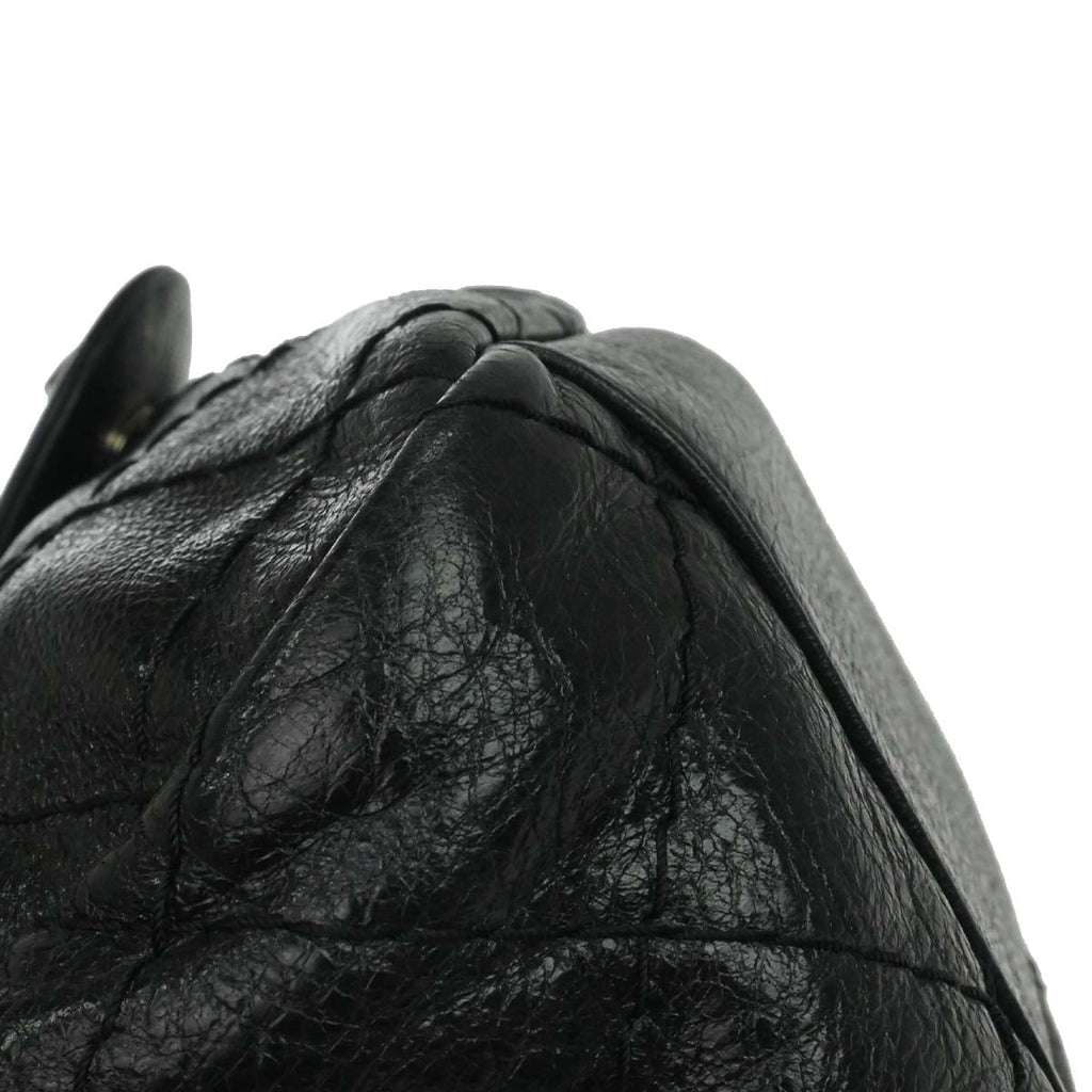 Chanel 2010-2011 Black Calfskin On The Road Handbag