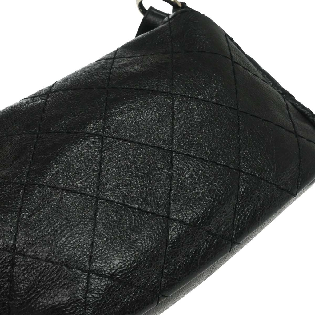 Chanel 2010-2011 Black Calfskin On The Road Handbag