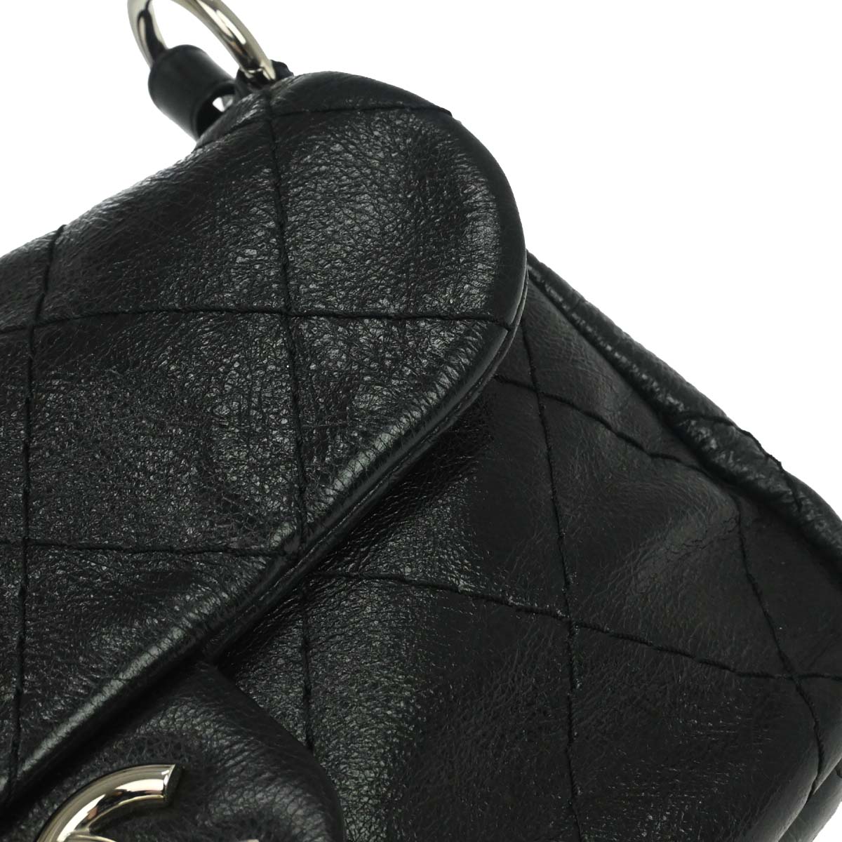 Chanel 2010-2011 Black Calfskin On The Road Handbag