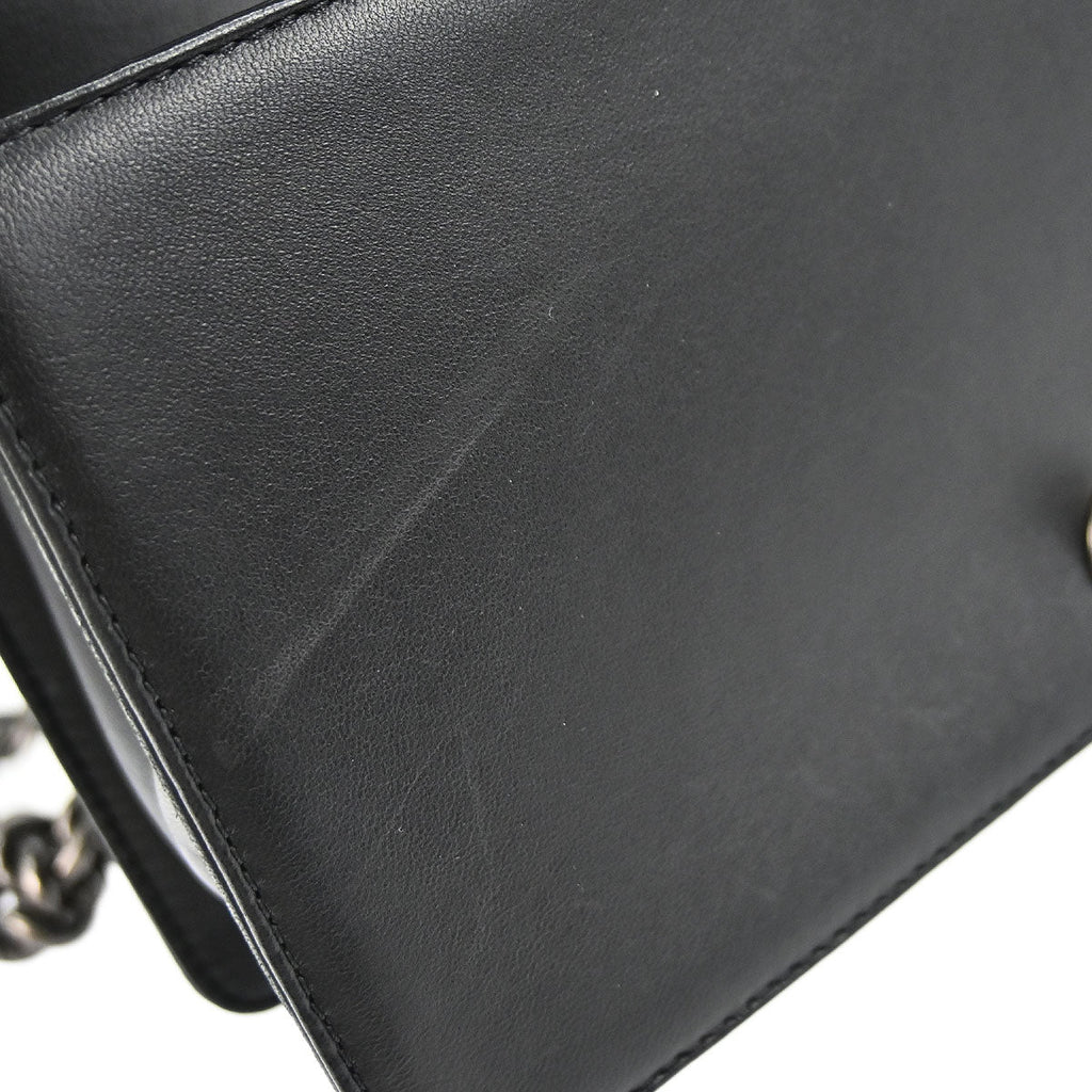 Boy Chanel 2016-2017 Black Lambskin Medium Shoulder Bag
