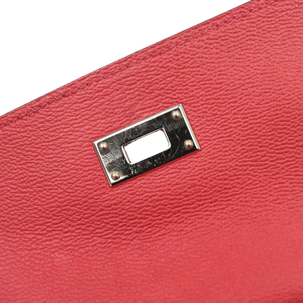 Hermes * Bougainvillier Alligator Kelly Wallet