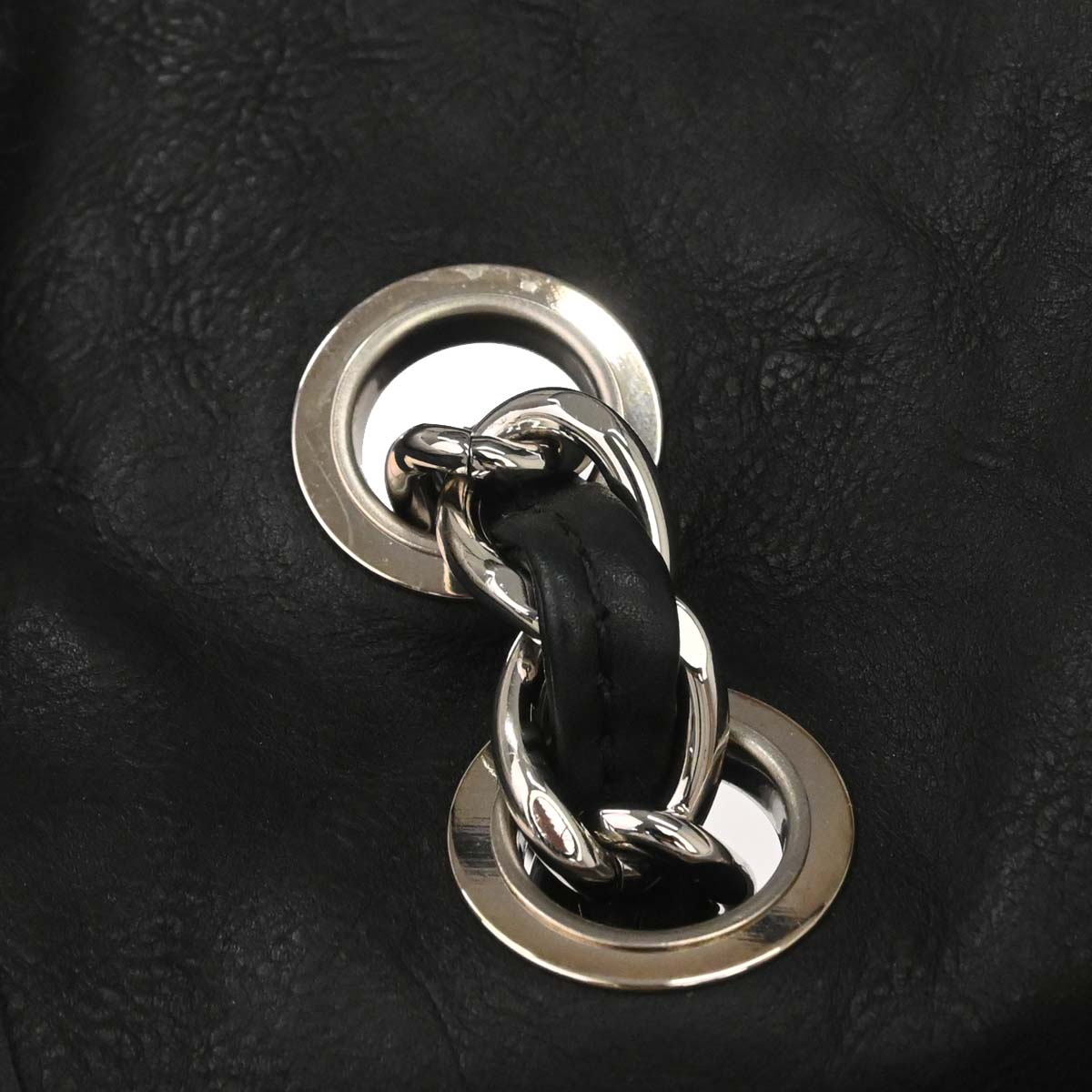 Chanel 2010-2011 Black Lambskin Natural Beauty Split Pocket Flap Bag Shoulder Bag