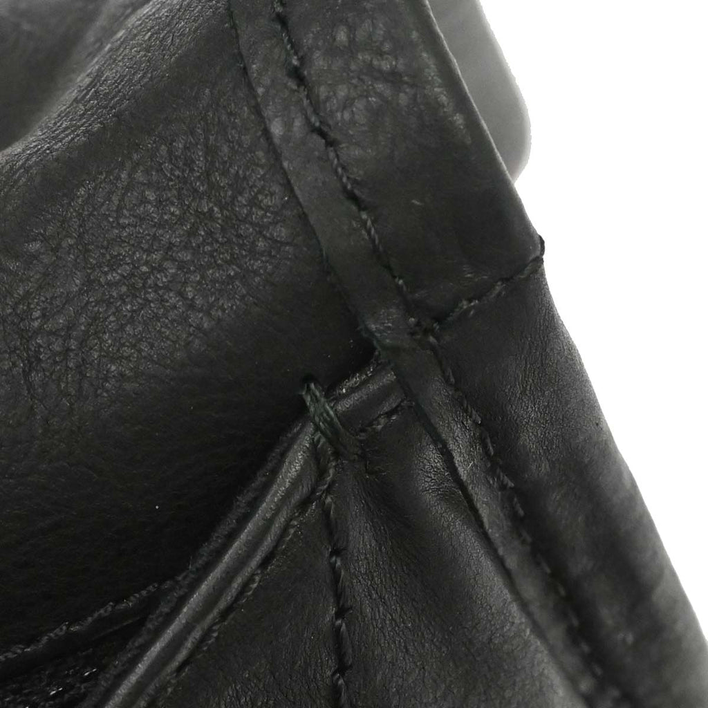 Chanel 2010-2011 Black Lambskin Natural Beauty Split Pocket Flap Bag Shoulder Bag