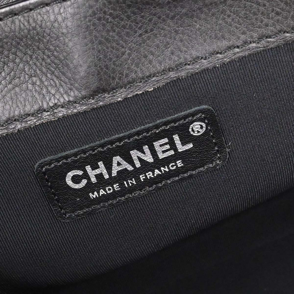 Boy Chanel 2013-2014 Black Lambskin Medium Shoulder Bag