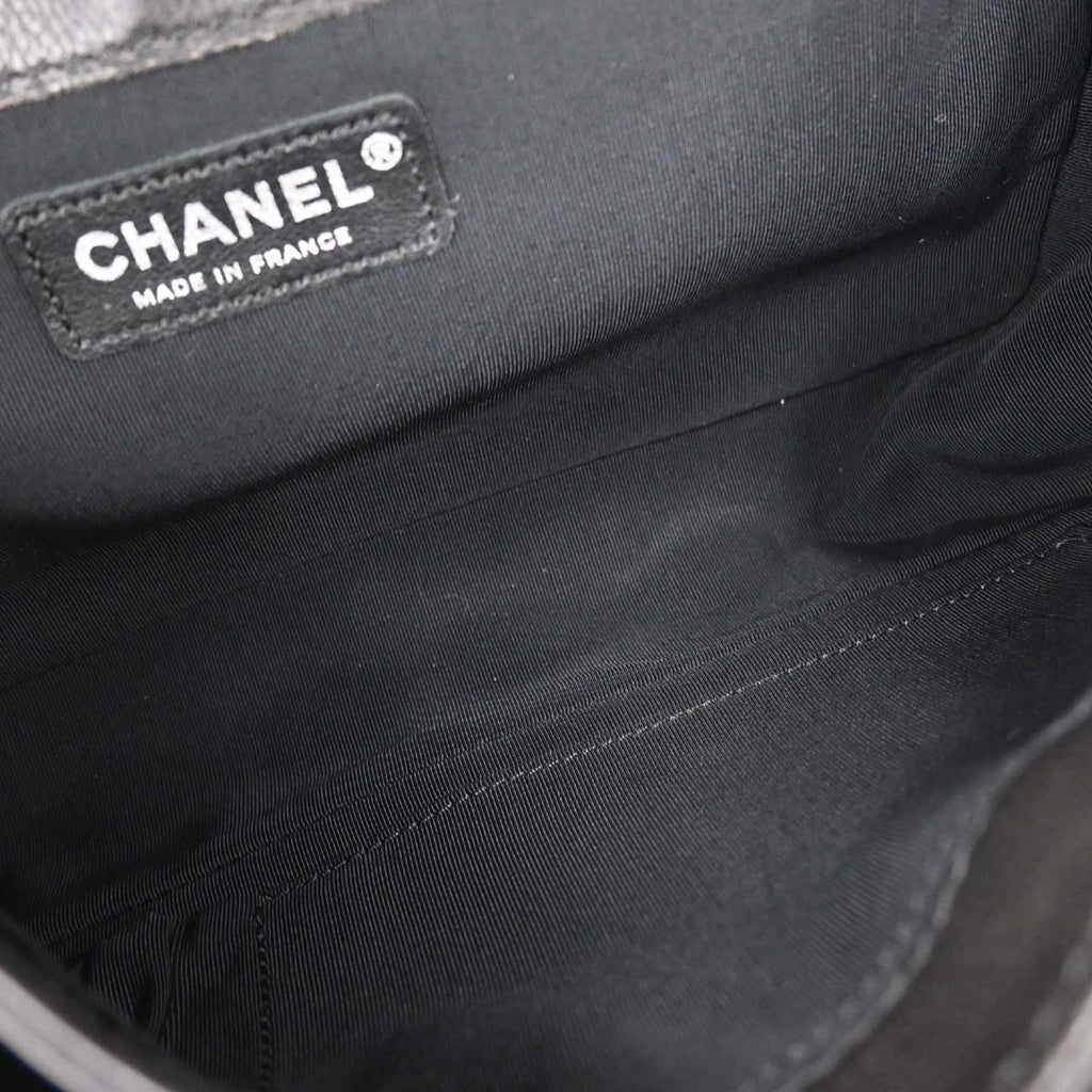 Boy Chanel 2013-2014 Black Lambskin Medium Shoulder Bag
