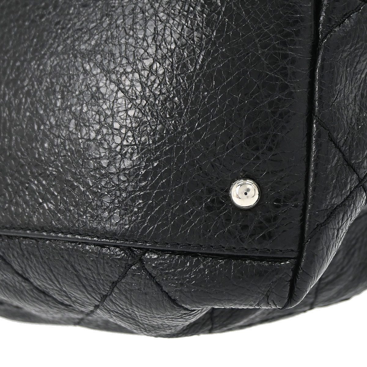 Chanel 2010-2011 Black Calfskin On The Road Drawstring Bucket Handbag