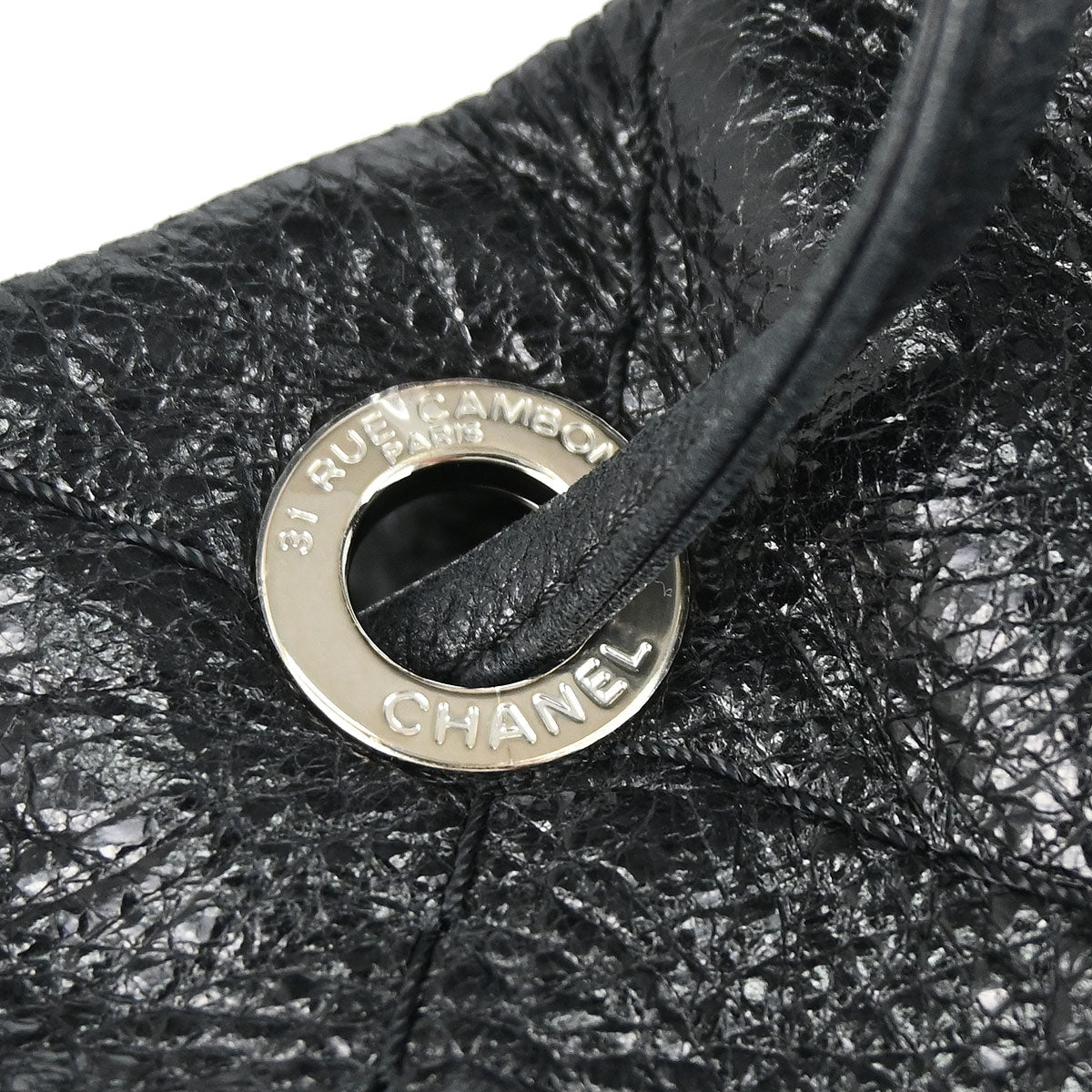 Chanel 2010-2011 Black Calfskin On The Road Drawstring Bucket Handbag