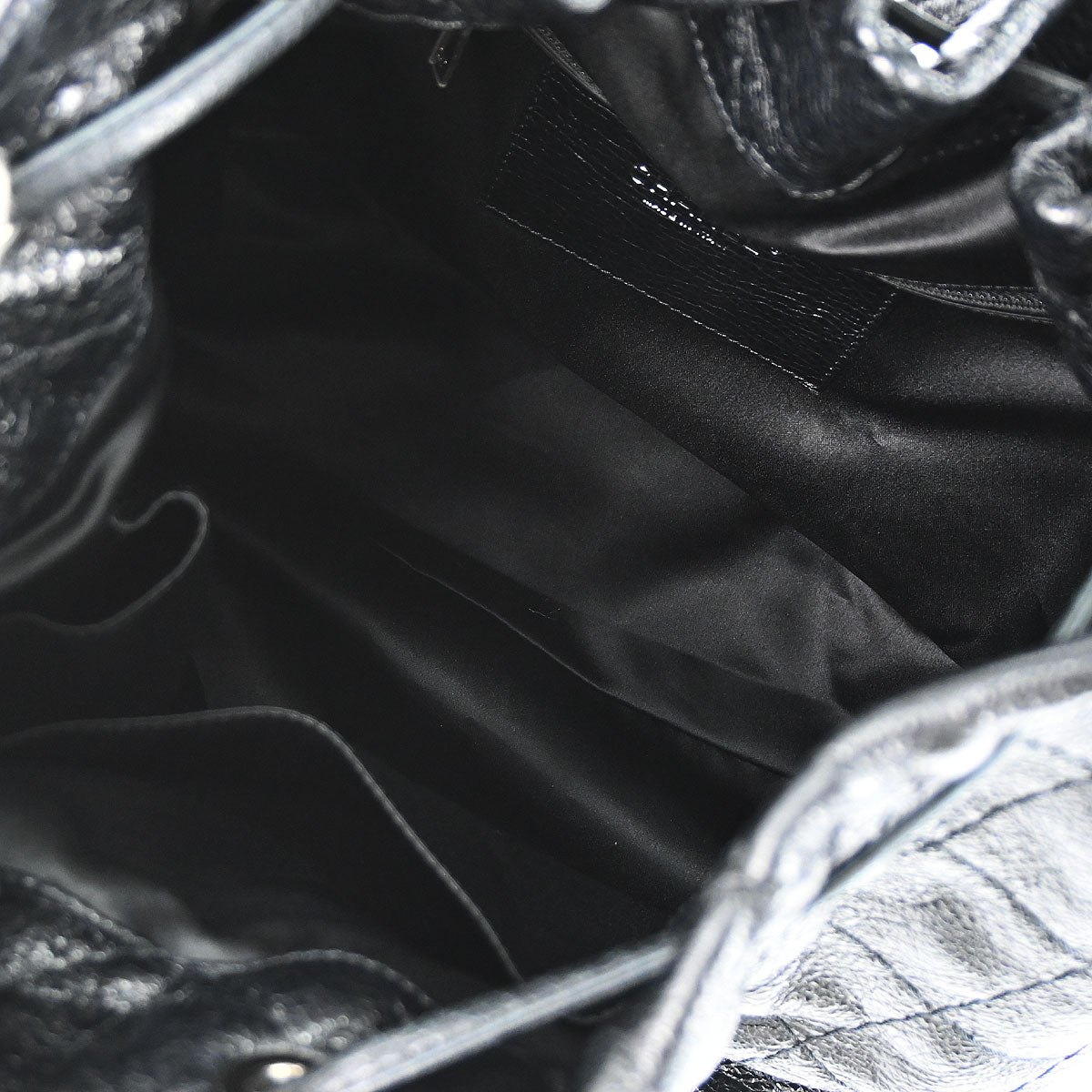 Chanel 2010-2011 Black Calfskin On The Road Drawstring Bucket Handbag