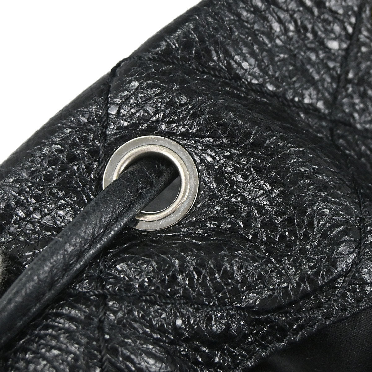 Chanel 2010-2011 Black Calfskin On The Road Drawstring Bucket Handbag