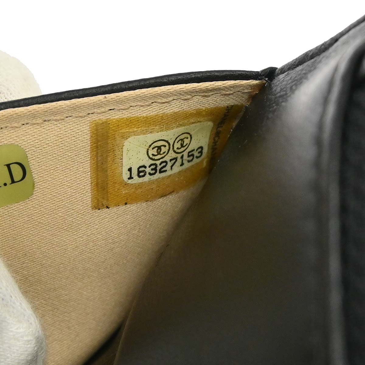 Chanel 2012 Black Lambskin Camellia WOC Wallet on Chain Bag