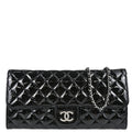 Chanel 2010-2011 Black Patent Leather WOC Wallet on Chain Bag