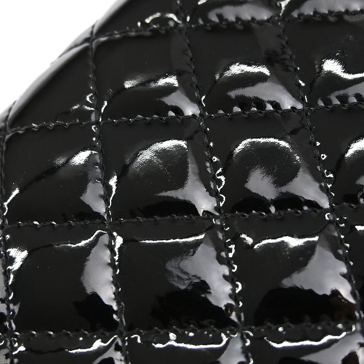 Chanel 2010-2011 Black Patent Leather WOC Wallet on Chain Bag