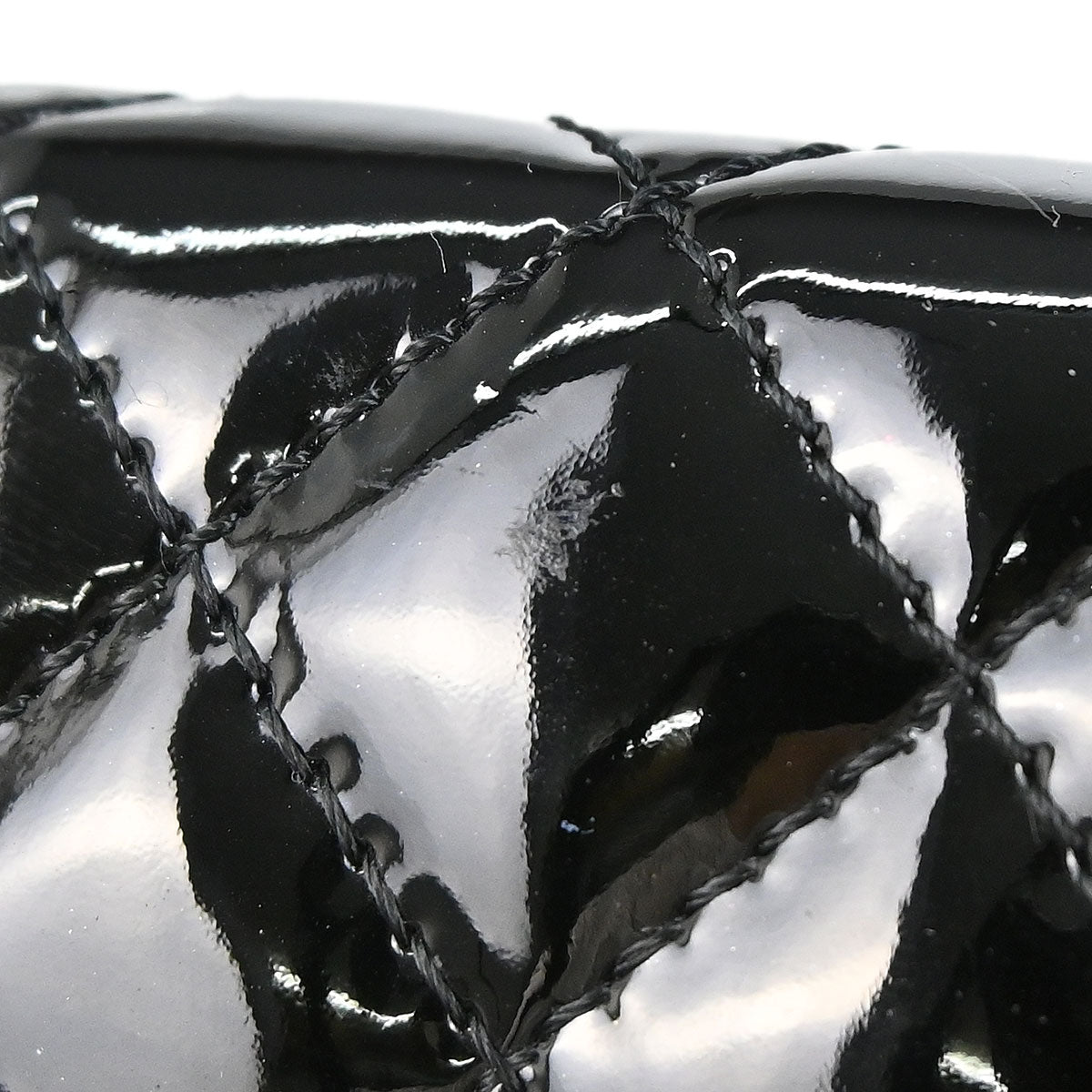 Chanel 2010-2011 Black Patent Leather WOC Wallet on Chain Bag