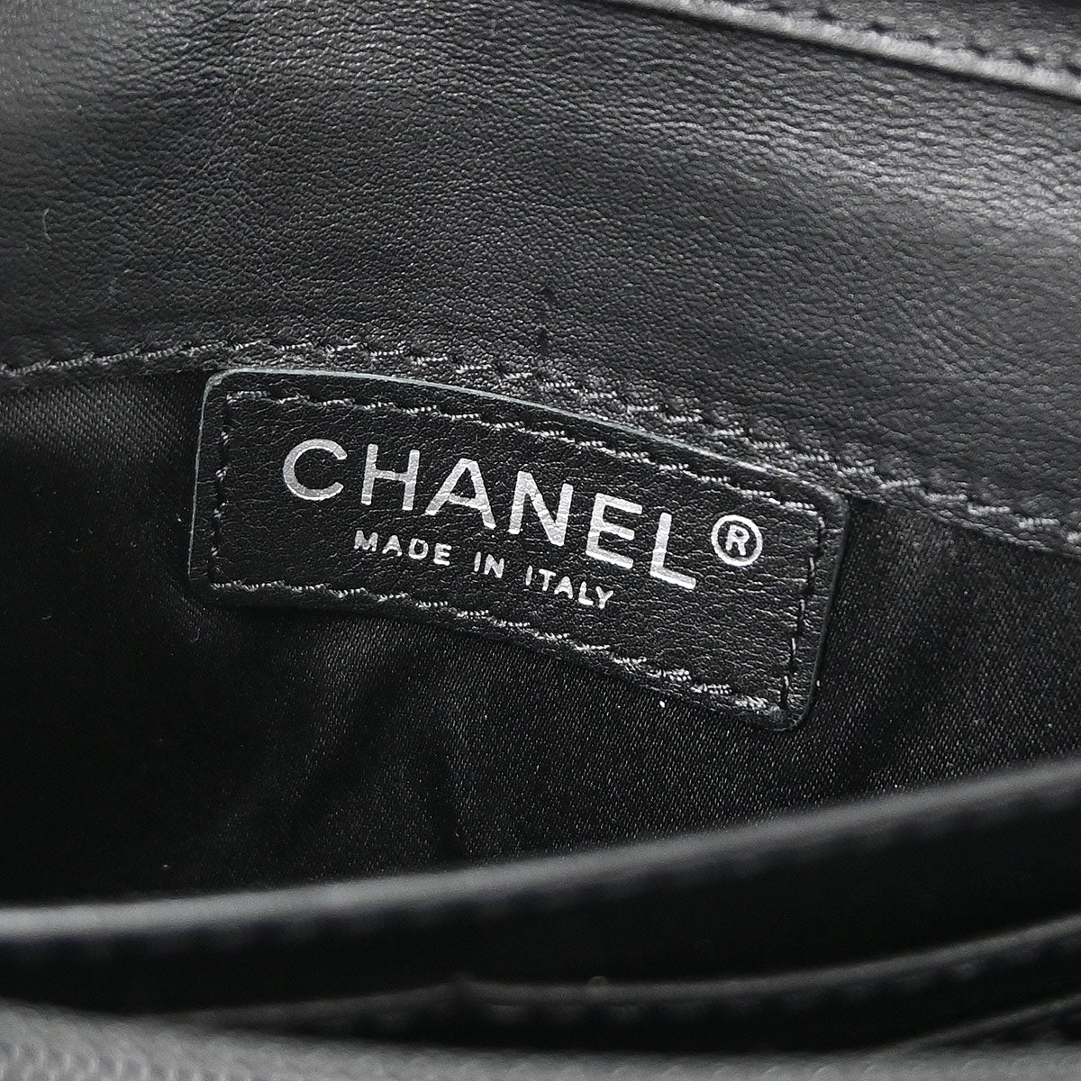 Chanel 2010-2011 Black Patent Leather WOC Wallet on Chain Bag
